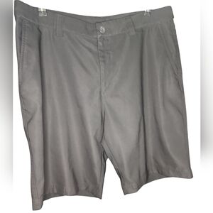 Adidas Black Climalite Flat Front Shorts Lightweight Casual Size 36